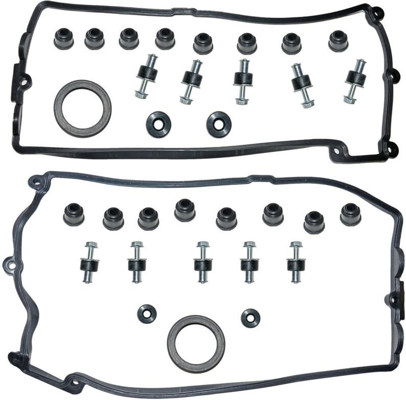 Tlily - Ventildeckeldichtungssatz l+r Für bmw E65 E66 E67 E60 E61 E63 E64 E53 E70 48i 11127513194 11127513195
