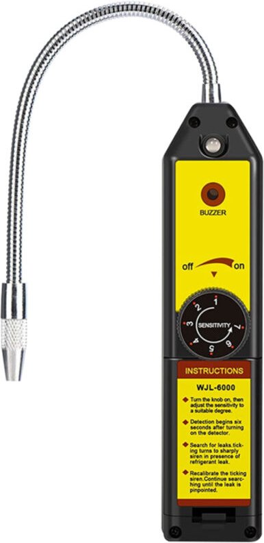 Rilevatore di perdite per impianti di climatizzazione e refrigerazione, tester per perdite di gas alogeni per veicoli, c...