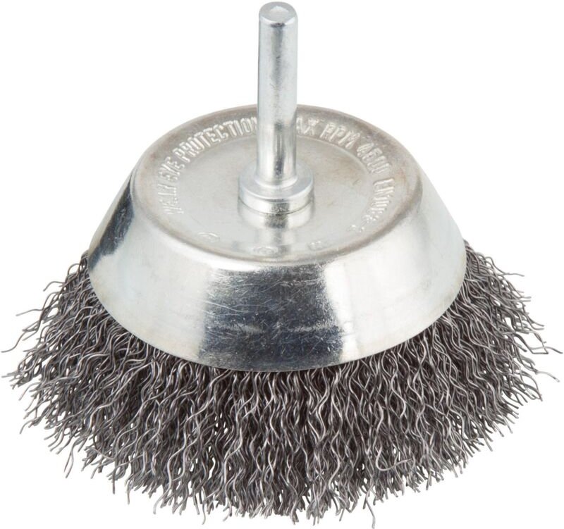 Topfdrahtbürste ø 75 mm Schaft 6 mm Topfdrahtbürste - Wolfcraft