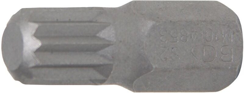 Bit Länge 30 mm Antrieb Außensechskant 10 mm (3/8") Innenvielzahn (für XZN) M10