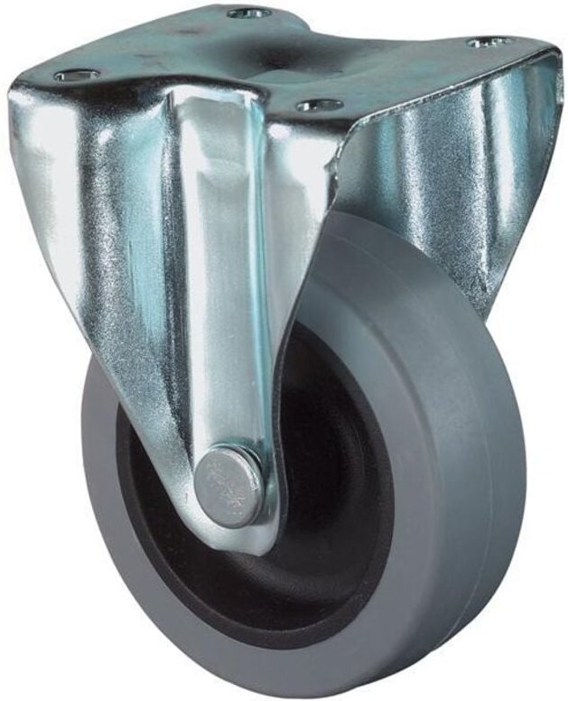 Bockrolle 50 mm 35 kg Gummi 47 x 47 mm Kunststoff