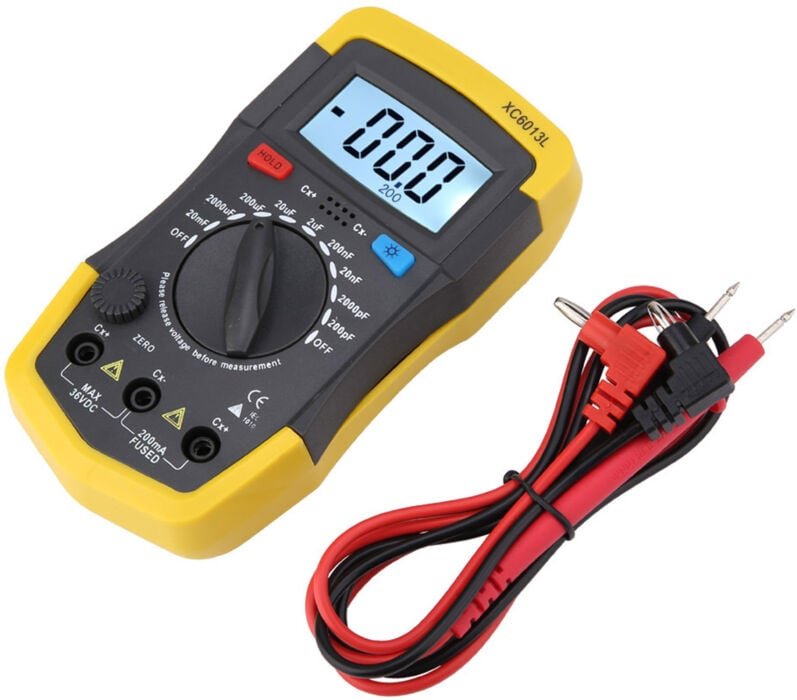 Ej.life - Kondensatorzähler lcd Digital Kapazität Meter Kondensator Tester mF uF Schaltkreis Elektrizität Ausrüstung Kap...