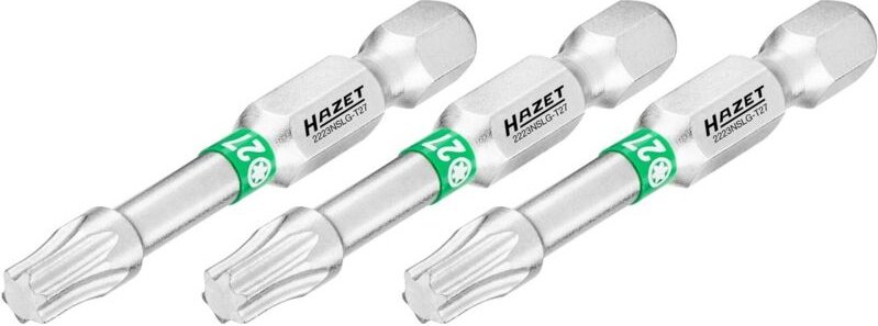 Bit 2223NSLG-T27/3 ∙ 1/4 Zoll (6,3 mm) Sechskant massiv ∙ Innen torx® Profil ∙ 3-teilig ∙ sw T27
