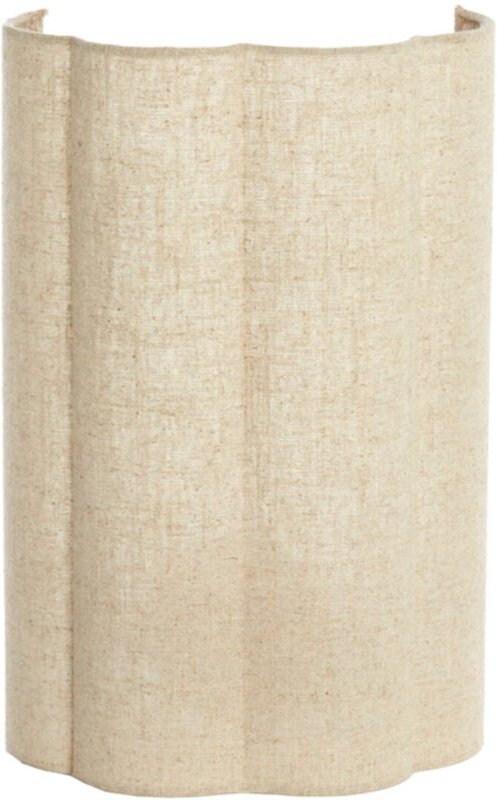 Light & Living - wandleuchte - Fringe - beige - textil - E27 -