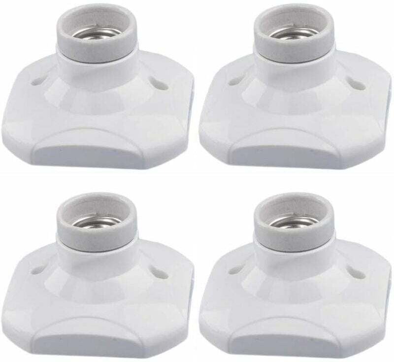 FOREHILL E27 Wandleuchte für den Innenbereich, Deckenleuchte mit Schraubgewinde, 230 V Wechselstrom, E27 LED-Fassung, E2...