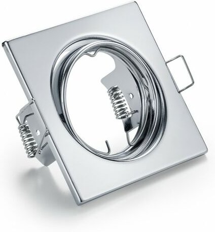 Iperbriko - Jura Quadratischer Einbaustrahler 1xGU10 Chrom 8x8 cm Trio Lighting