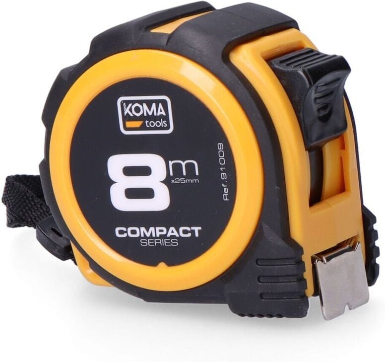 KomaTools Maßband 8 m x 25 mm abs kompakt