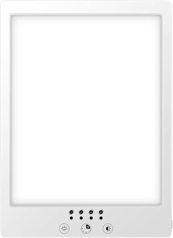 Lichttherapielampe, 12000 Lux, kann Stimmungsdepressionen vorbeugen, Speicher- und Zeitfunktion, kann die Helligkeit und...