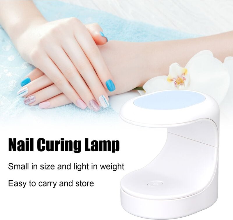Mini-UV-LED-Nageltrockner, 16 w, 3 Lichtchips, 60er-Jahre-Nagellack-Trocknungslampe mit USB-Kabel
