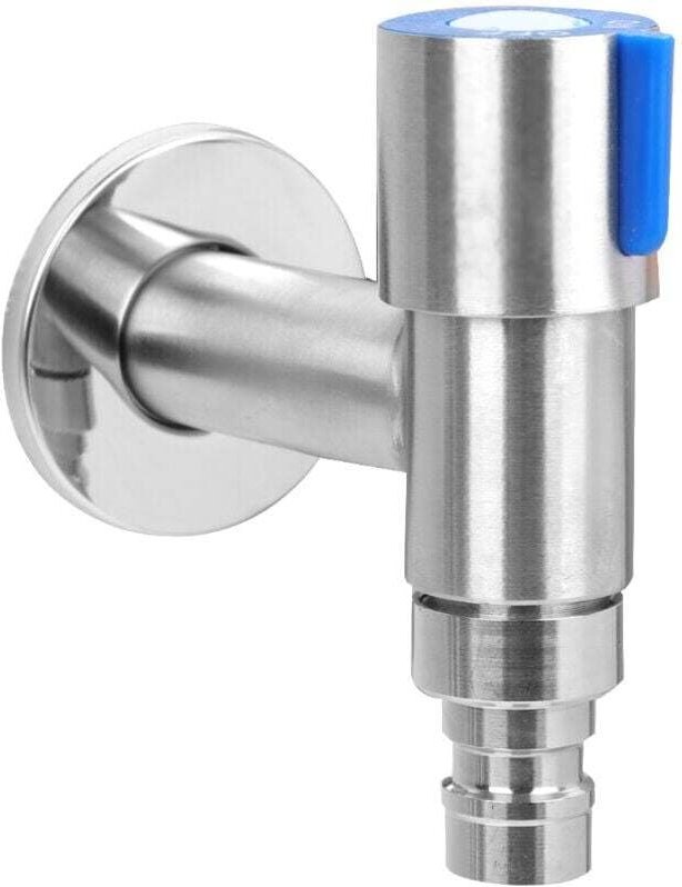 Wandmontierter Wasserhahn für Waschmaschine, Badezimmer, Waschküche, Edelstahl, G1/2 Zoll - Ulisem