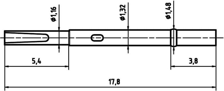 PTR Hartmann H 1010 L Präzisionsprüfstifthülse