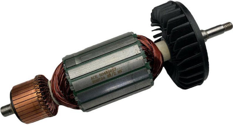 Thumbnail - Trade-shop - Anker / Rotor / Läufer / Motor Ersatzteil mit Lüfter für Makita ga 7020 r, ga 7030 r, ga 7030 s, ga 7040 r,...