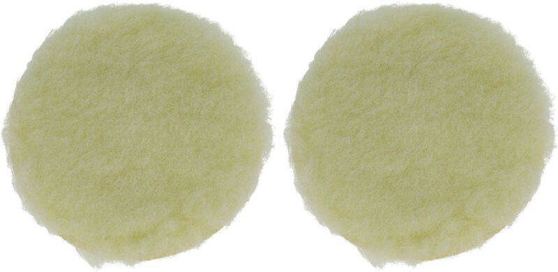 2x Polierschwamm Ersatz für Bosch 2609256049 für Exzenter- & Schwingschleifer - 12,5 cm Arbeitsdurchmesser, 16 g, beige ...