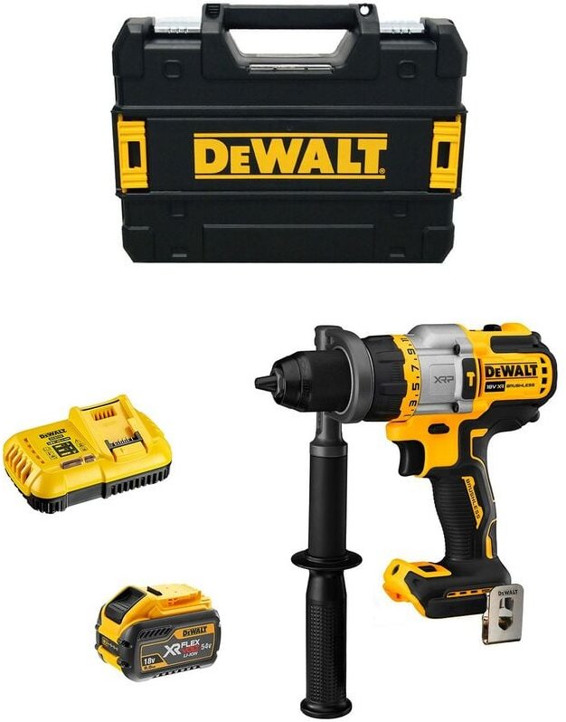 Schlagbohrschrauber DeWALT DCD999X1 (1 x 54V/18V 9,0 Ah + DCB118 + TSTAK II)