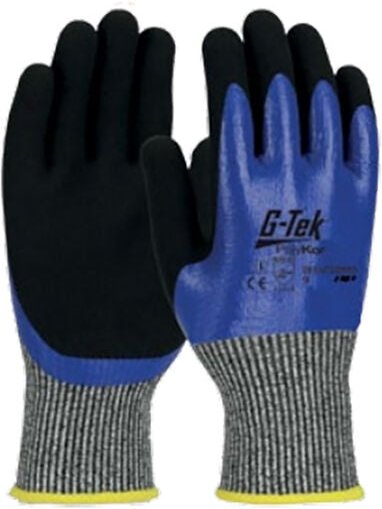 PIP - Industrial Starter 16-CUT229MS doppelt beschichtete schnittfeste Handschuhe - 8 (m) - Blu notte