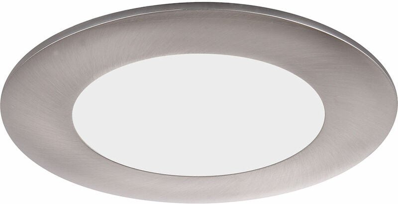 Globo - led Einbauleuchte silber Deckenstrahler Glas satiniert Einbaustrahler Deckenlampe, Metall, inkl. Trafo, 6W 400Lm...