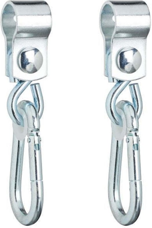 Set mit 2 drehbaren haken mit karabinern 883103