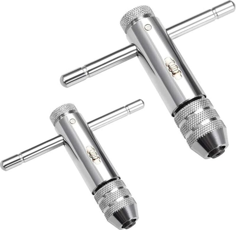 Stücke Ratschen-Windeisen Verstellbarer T-Griff Ratschen-Windeisenhalter M3-M8/M5-M12 Gewinde-Windeisen Handgewindeschne...