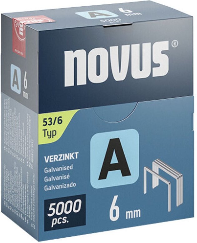 Feindrahtklammer a Typ 53 Klammerbreite 11,3 mm 6 mm 0,75 mm