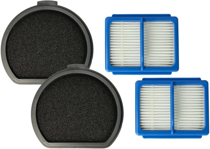 Filter-Set Ersatz für aeg 90027737200, 900923092 für Staubsauger - 4x Filter (Hauptfilter, Vorfilter) - Vhbw