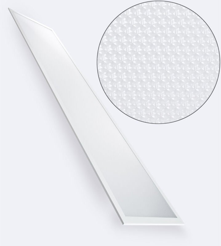 LED Panel 120x30 cm 40W 4000lm Dimmbar Mikroprismatisch (UGR17) 6000K Dimmbar 0-10V Individuell Kaltweiß