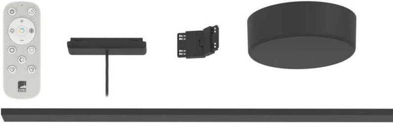 T-Plus Starterset Kunststoff schwarz - Eglo