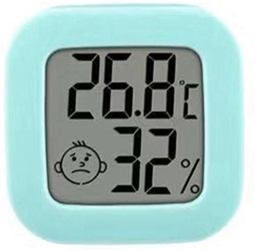 Mini-Gesichtsthermometer, elektronisch, für Zuhause und Büro, lcd, doppelseitiges Klebeband