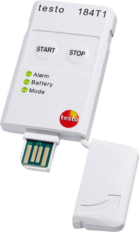 testo 0572 1841 184 T1 Temperatur-Datenlogger Messgröße Temperatur -35 bis +70 °C