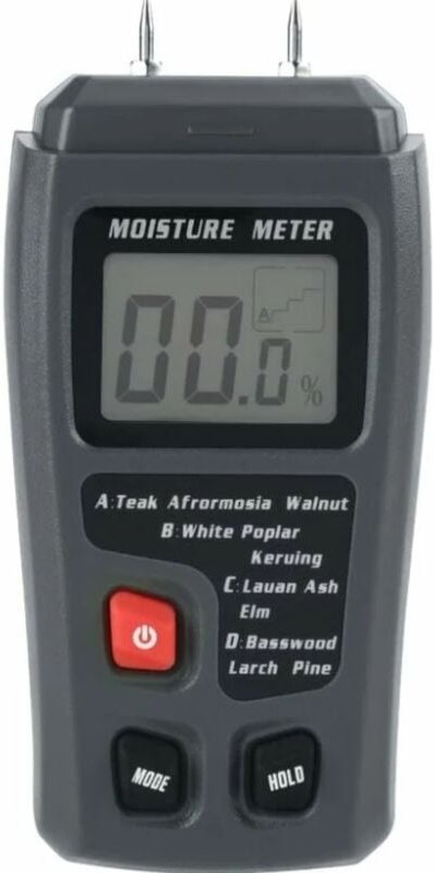 Compteur d'humidité du bois lcd numérique Testeur d'humidité Détecteur de fuite d'eau humide en bois pour matériau de co...