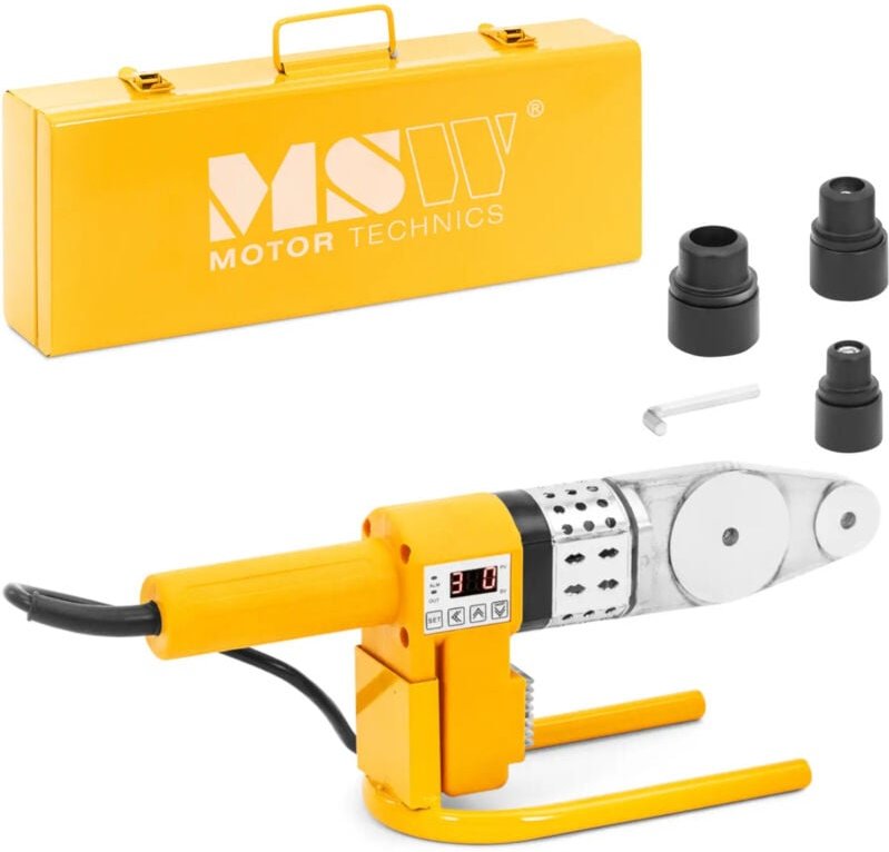 Muffenschweißgerät 800 W 3 Heizdorne 20 - 32 mm bis 300 °C PE-Schweißgerät