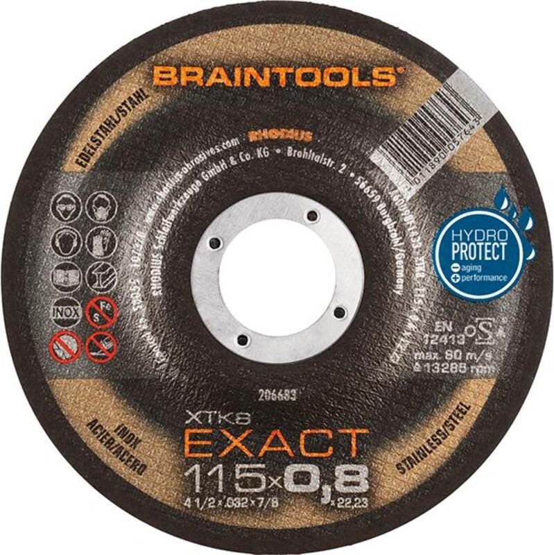 XTK8 exact, 50 Stück, 115 x 0,8 mm, Trennscheibe - Rhodius