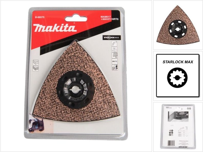 B-66575 Deltaschleifpapier Körnung (num) 60 1 St. - Makita