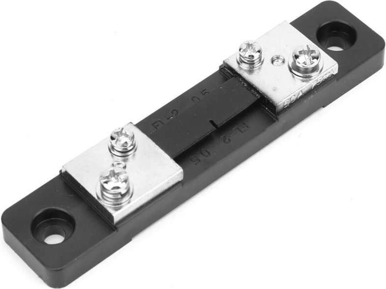 Ej.life - 50A/100A Strom Shunt Ampere Shunt Widerstand Panel Meter Strom Tester 75mV FL-2 für Digital Amperemeter Analog...