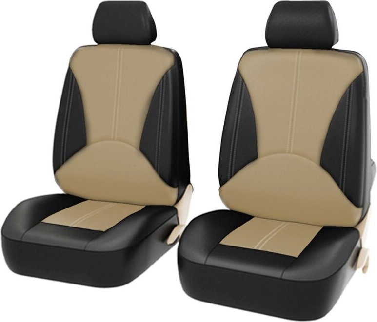 4 Stücke Autositzabdeckungen, universelle atmungsaktive Lederschutz -Set -Automobil -Innenzubehör für suv -Fahrzeug - Eo...