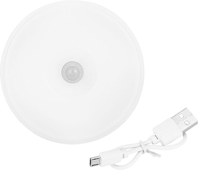 PIR-Bewegungssensor LED-Nachtlicht usb wiederaufladbare dimmbare Lampe für Schrank Wireless Closet - Weiß