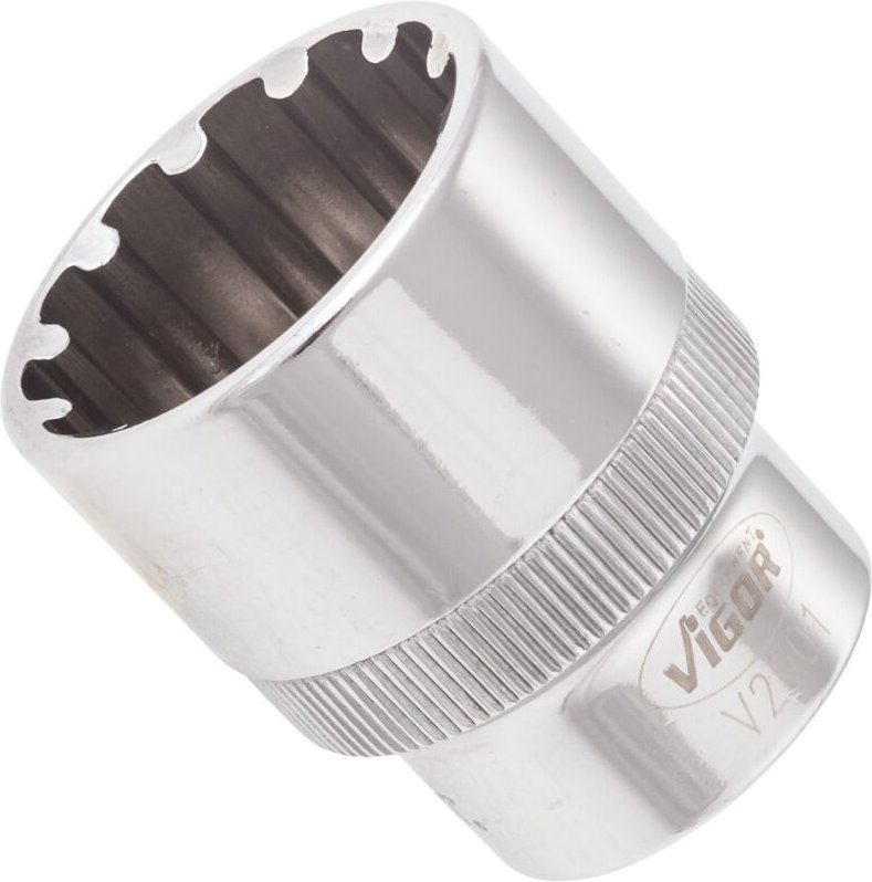 Multiprofil Steckschlüsseleinsatz ∙ V2001 ∙ 1/2 Zoll (12,5 mm) Vierkant hohl ∙ Multiprofil ∙ sw 24 mm