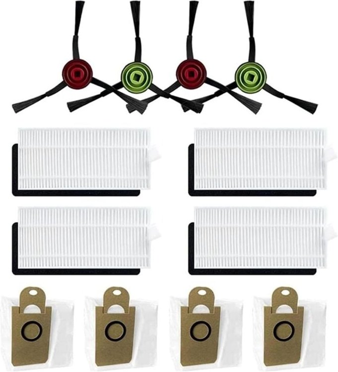Roboter-Staubsauger Seitenbürste Filter Staubbeutel für T10S Teile