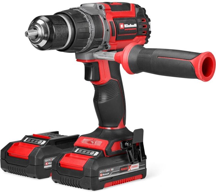 Einhell Professional Akku-Schlagbohrschrauber TP-CD 18/70 Li-i BL (2x 2,0 Ah) (18 V, Brushless, 70 Nm, Schlagbohrfunktio...