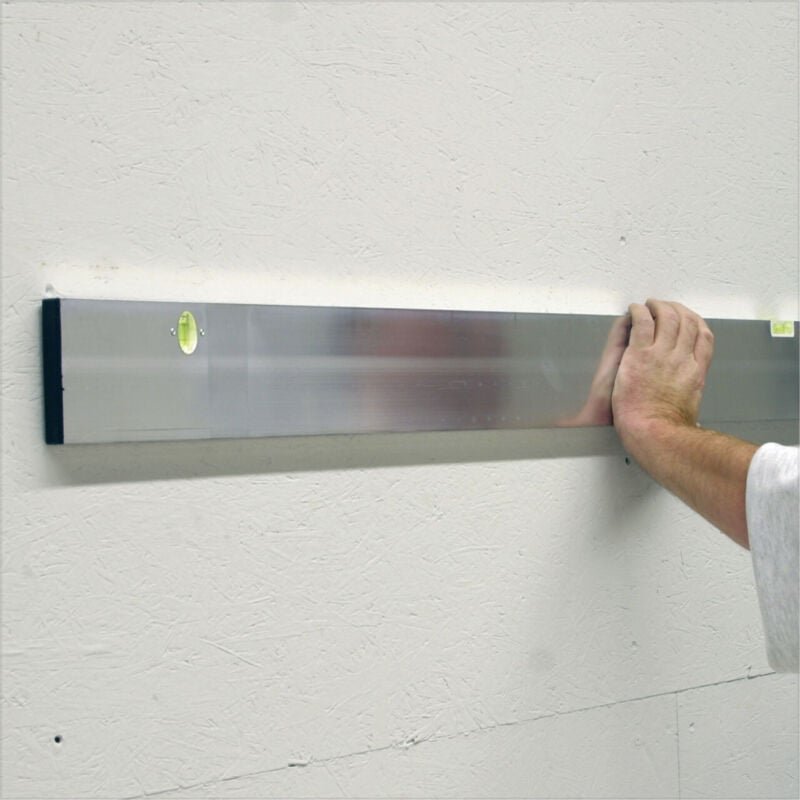 Combitech Richtlatte mit Libelle 300 cm Hartaluminium Messwerkzeug - Alfer