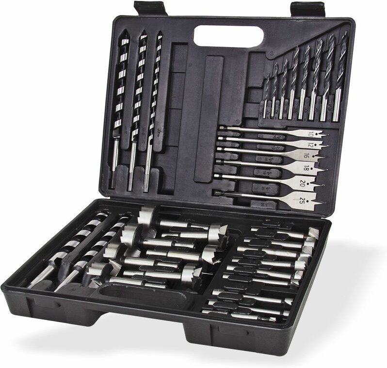 Dema - 35-tlg. Bohrerset Holzbohrer Forstnerbohrer Astlochbohrer Schlangenbohrer Satz