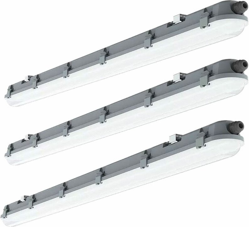 Led Deckenleuchten Feuchtraum 120 cm Feuchtraumwannenleuchten led 120 cm Garagenlampen led Röhre, Reihenschaltung, 1x le...