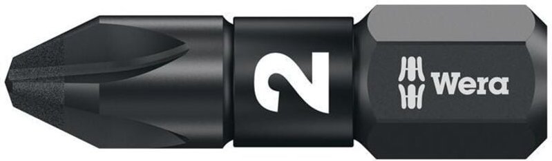 Impaktor Bit für Pozidriv, 1/4 Zoll c 6,3 Set, Kreuzschlitzgröße: 3 10 Stk - Wera