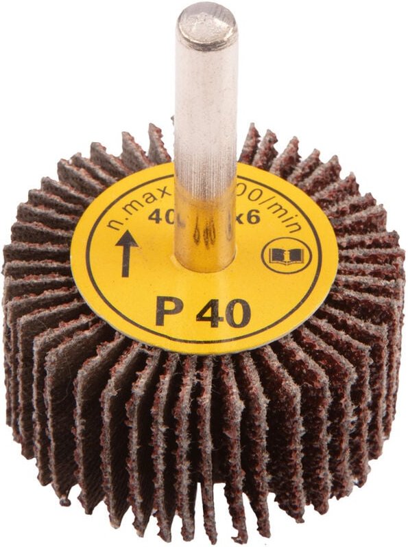 Lamellenscheibe mit Schaft, 40 x 20 mm, K40