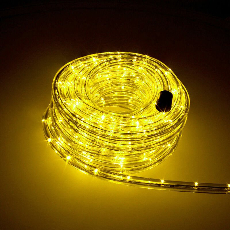 Thumbnail - Trade Shop - Helles led Lichtband Lichterkette Lichterschlauch 36 led/m F3 für Wohnung Balkon Garten in vielen Farben, G...