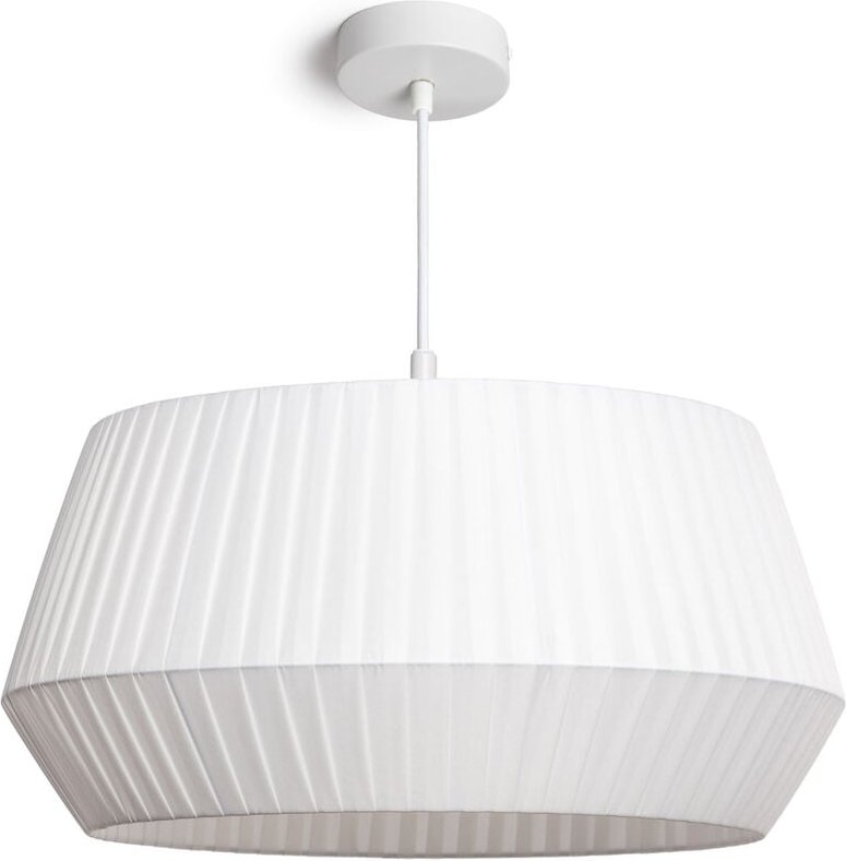 Pendelleuchte Stoff Rimatara Weiß