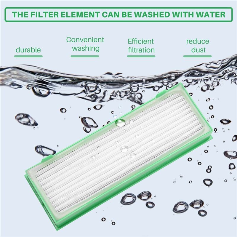 10 StüCk Ersatzstaubfilter Hepa-Filter für Kobold VR200 StaubsaugerzubehöR