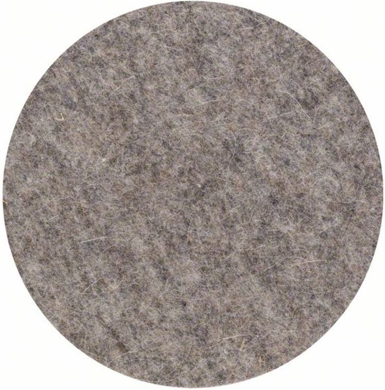 Polierfilz für Exzenterschleifer, weich, Klett, 160 mm, 2er-Pack - Bosch