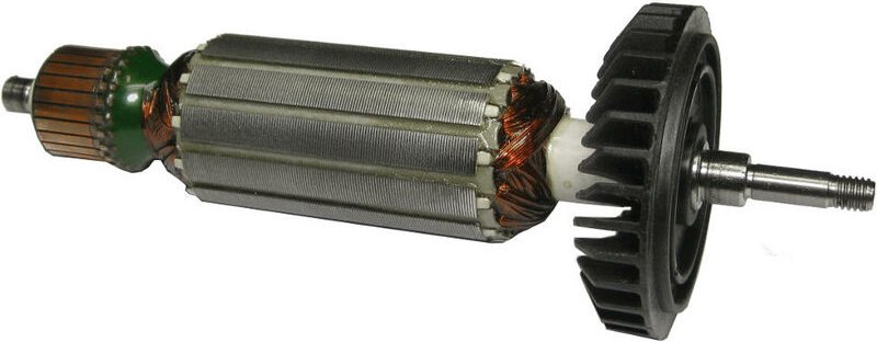 Thumbnail - Anker / Rotor / Motor Ersatzteil / Läufer / Kollektor / Polpaket mit Lüfter ersetzt Makita 515613-9 für Winkelschleifer ...
