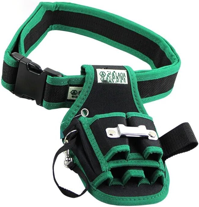 Verdicken Oxford Tuch elektrische Gürteltasche Werkzeughalter Elektriker Wartungstasche Gürteltasche + Gürtel - Dolaso