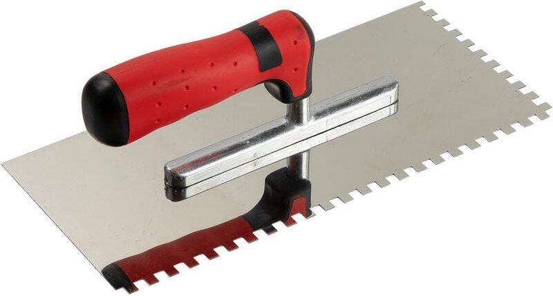 Amerikanische Glättekelle AGK6 gezahnt Softgriff